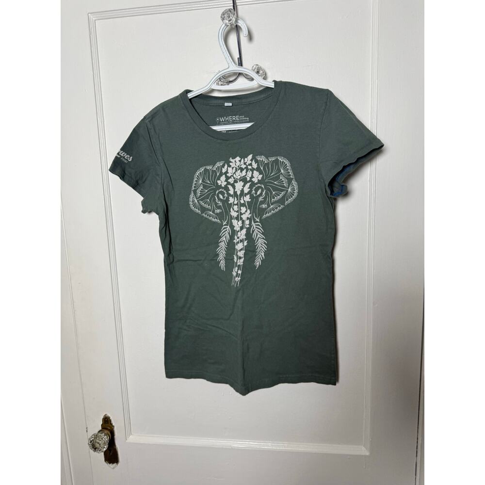 Lowes Foods Sustainable Green Crewneck Short Sleeve Graphic Cotton T-shirt Small - Picture 6 of 6